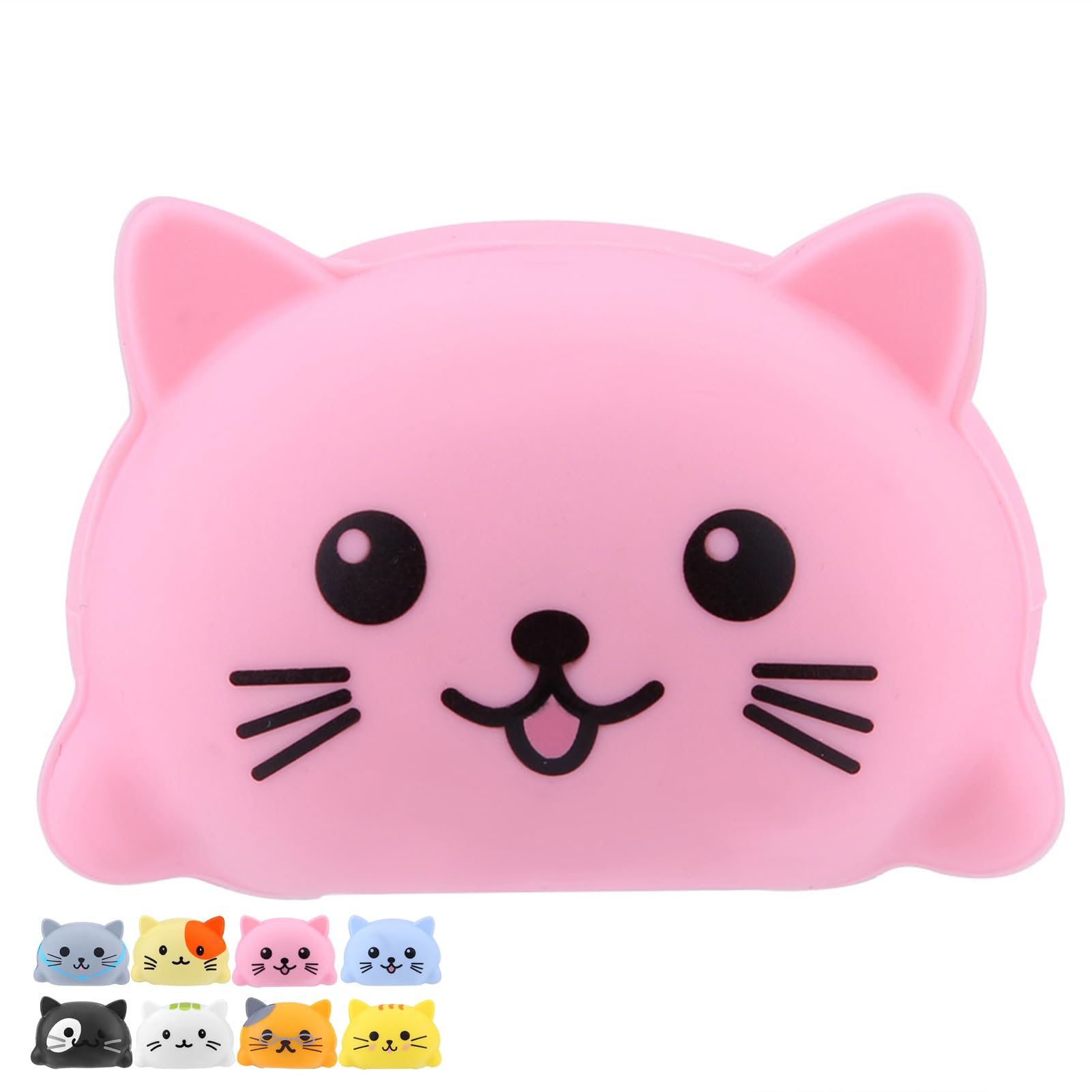 Generic Juego Musical de Silicona, 8 Uds., Juguete de Aprendizaje de Piano para Niños y Familias con Gatos y Perros Sensibles Al Tacto, Juego de Sonido a Escala 8 (Gato)