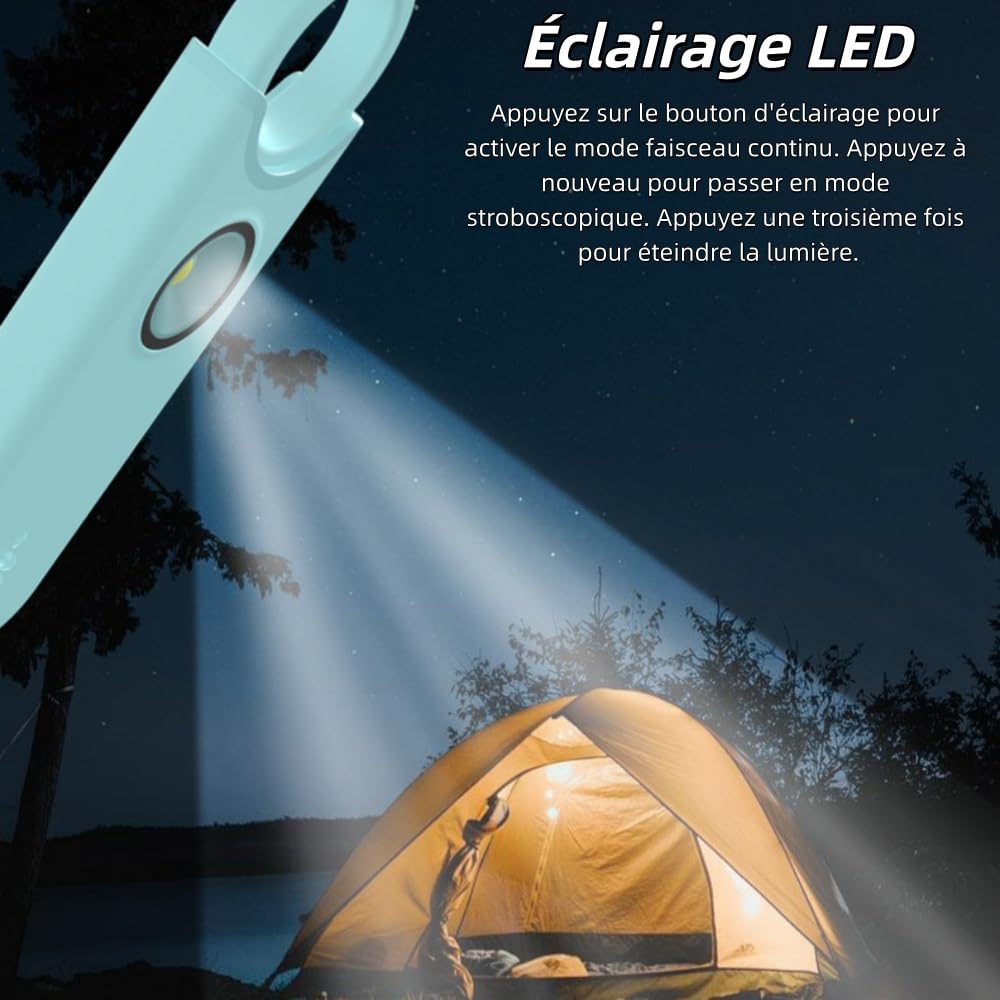 L'alarme V2 Acier Premium Alarme Personnelle Mini 135dB Autodéfense avec Lumière LED pour Femmes, Enfants et Personnes âgées