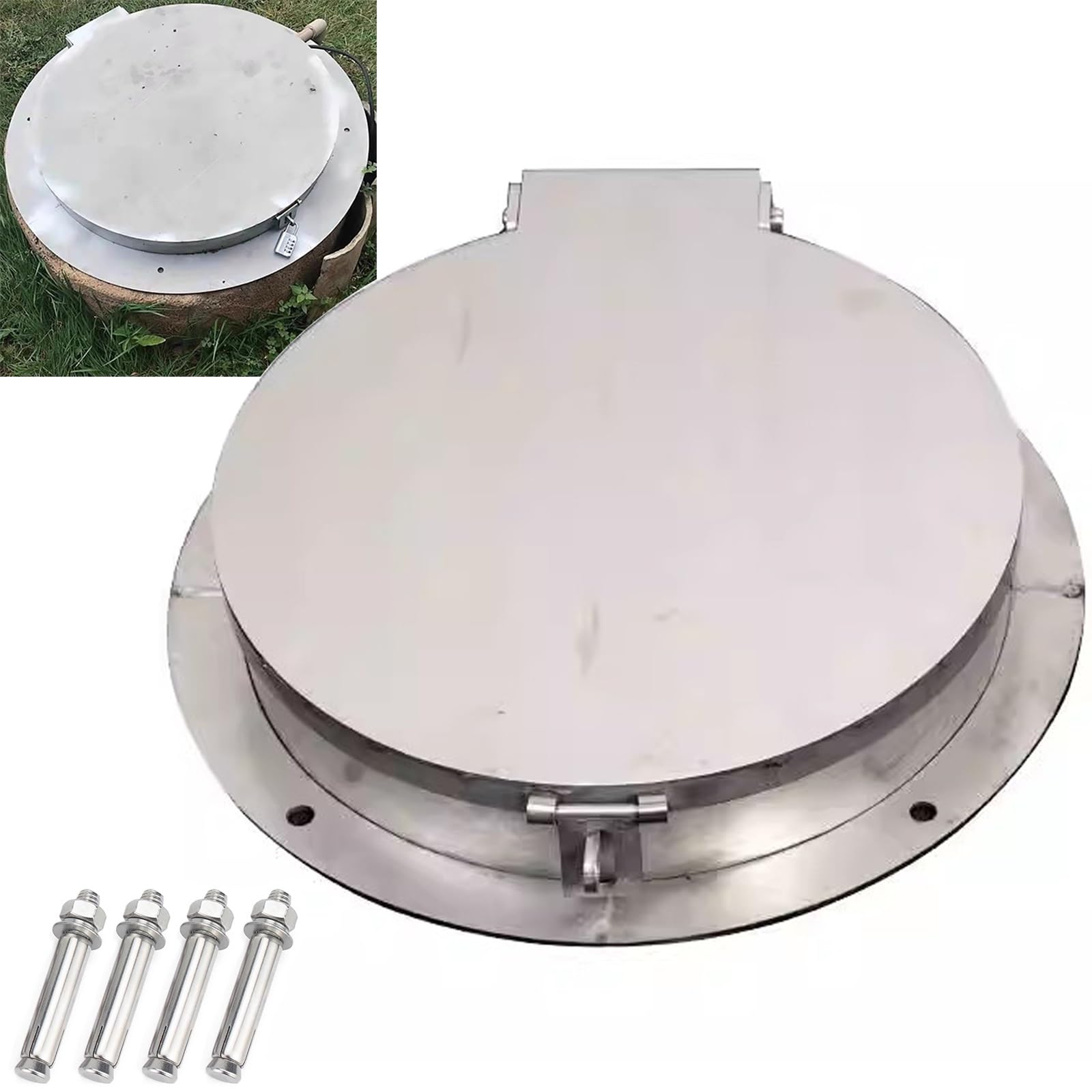 Cubiertas de acero Inless para tanque séptico bloqueable contra la corrosión