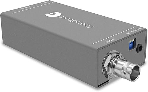 gofanco Prophecy Convertidor SDI a HDMI 20 de 12 G con audio hasta 4K 60Hz audio de 71 canales extracción de audio estéreo bucle SDI detección gofanco Prophecy Convertidor SDI a HDMI 20 de 12 G con audio hasta 4K 60Hz audio de 71 canales extracción de audio estéreo bucle SDI detección