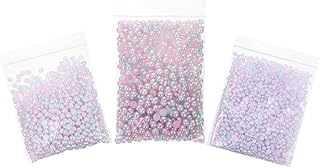 Abs Semicircle Pearl Nail Art Beads 3 Bags Fl...