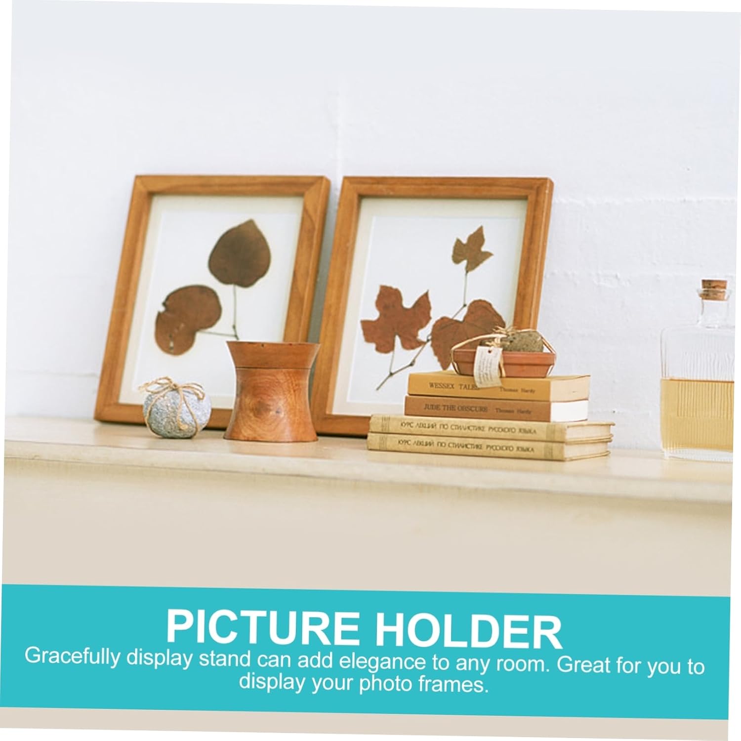 LIFKOME 12pcs Plastic Tabletop Photo Frame Holders for Artwork Display