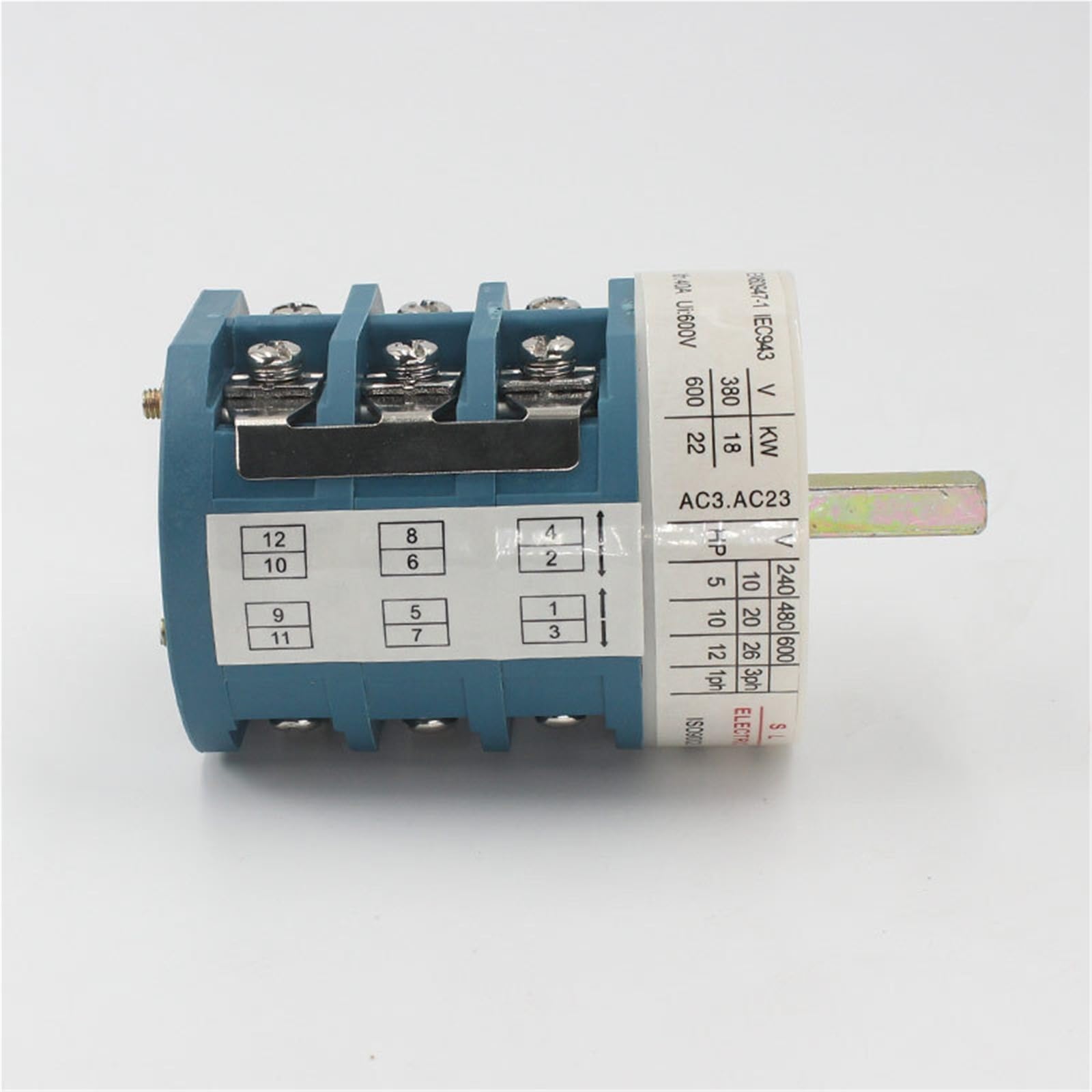 Accesorios de cambio de desmontaje y montaje, conversión hacia adelante y atrás, interruptor de 40A, LW5-40/3, cambiador de neumáticos, 1 Uds.