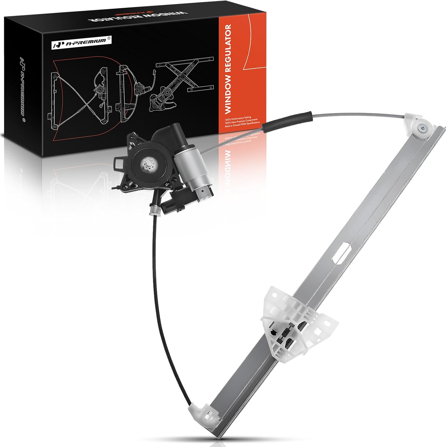 A-Premium Electric Power Window Regulator with Motor Compatible with Mazda 5 2006-2010 2012-2015 Front Left Driver Side
