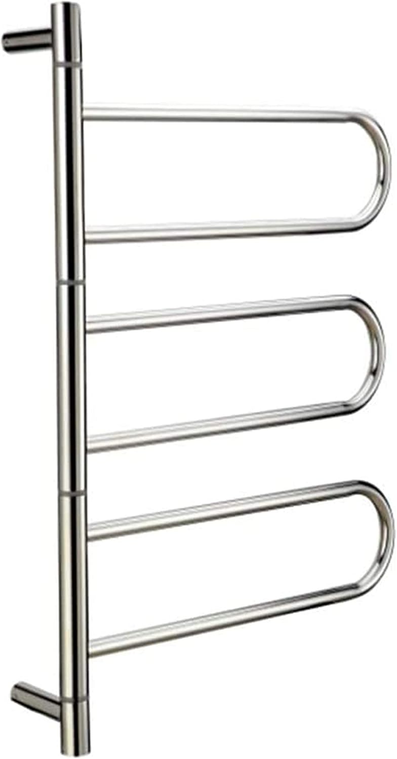 Heated Towel Rail Rails Towel Warmer Towel Warmer Electric Towel Rack for Bathroom Wall Mounted Safety Energy Saving Towel Dryer Home Bathroom Accessories (Color : 220vhardwired)
