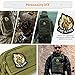XMJY This is Fine Dog Patch, 1 Pcs Funny Meme Embroidered Patches, Tactical Military Morale Patch with Hook Fastener Backing, Cute Applique Accessories for Backpacks, Vests, Jackets, Jeans, Hats