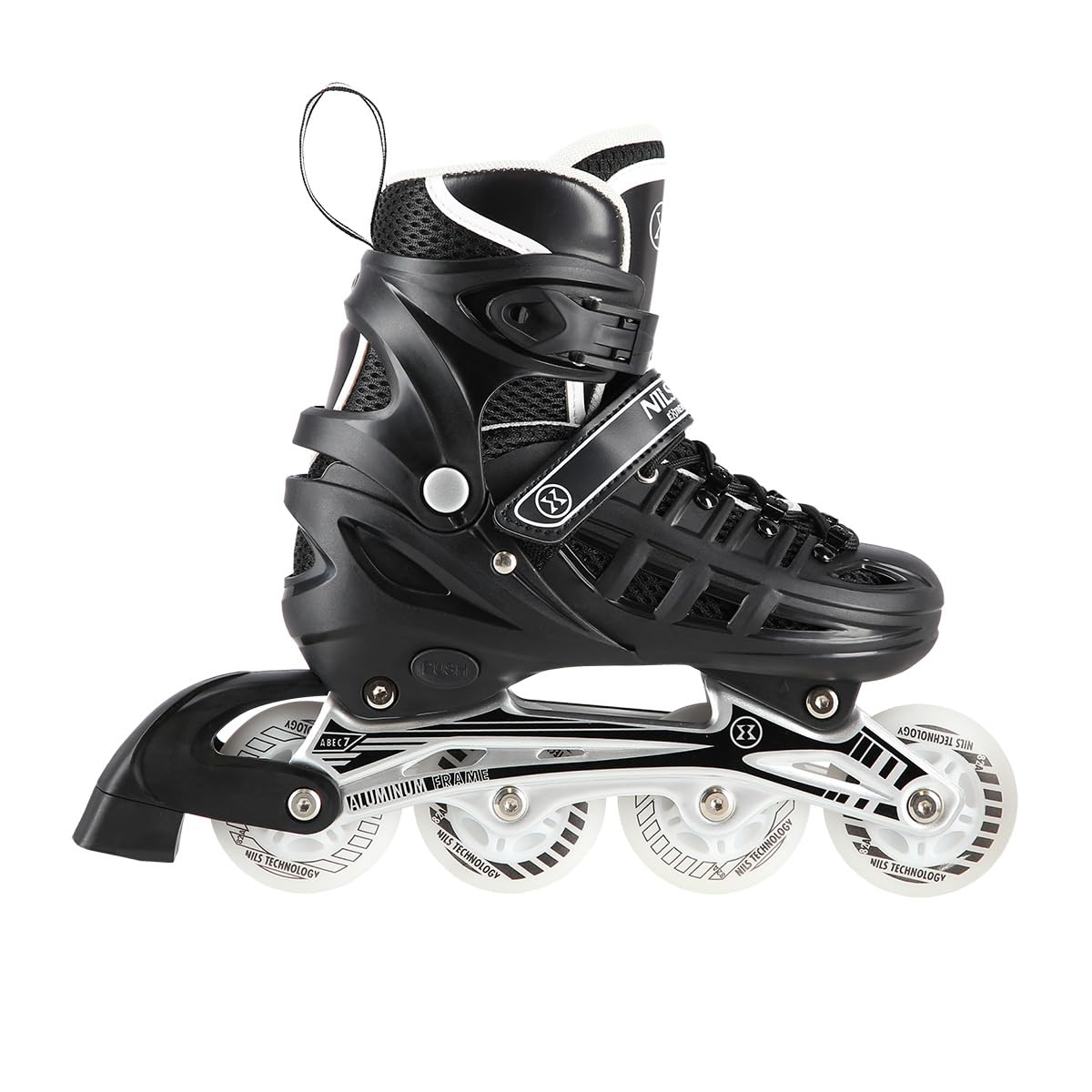 Pattini in linea a LED 4 in 1, pattini a rotelle, con misura regolabile, 31-42, pattini in linea ABEC7, per bambini e adulti, per il tempo libero