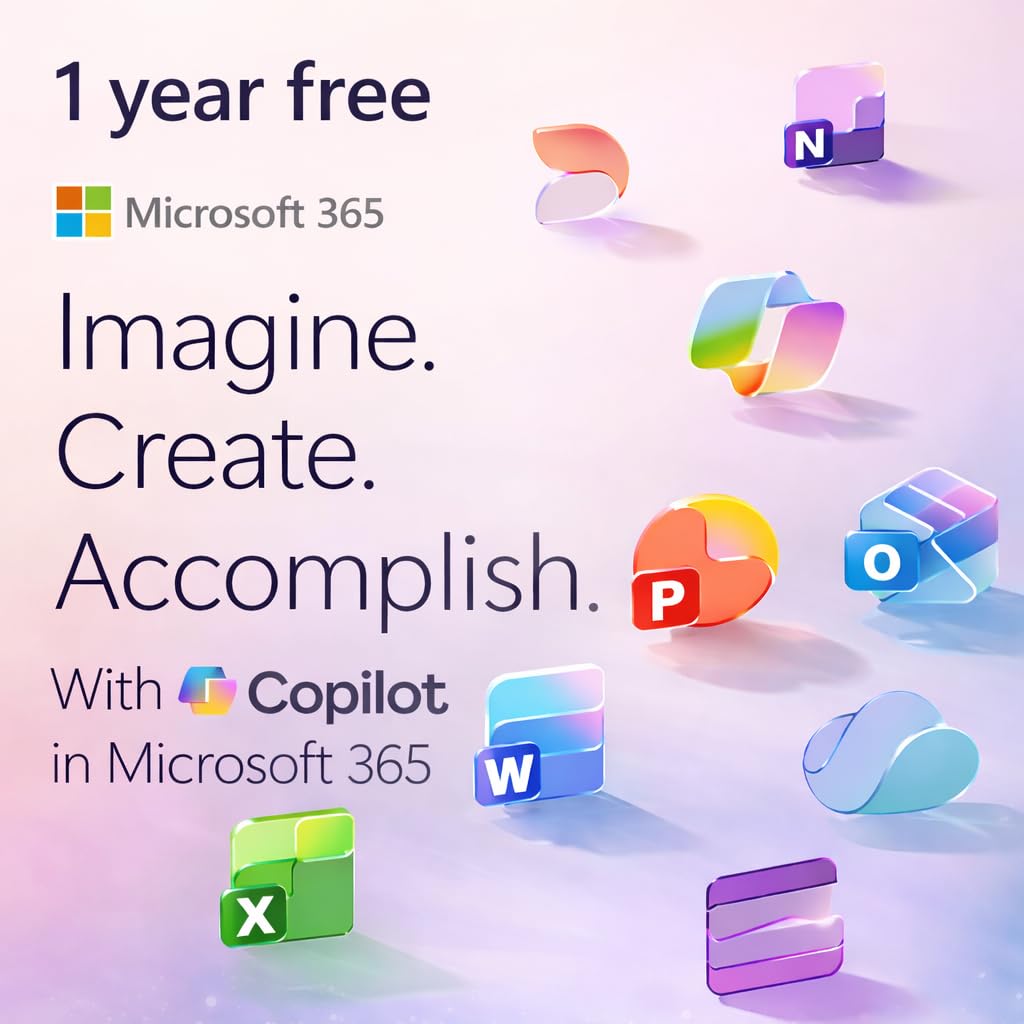 HP Business Laptop with Microsoft Office 365, 1TB OneDrive and 128GB SSD, 8GB RAM, 4-Core Intel 13th Gen Processor | No Mouse, Fast Response, Long Battery Life, Good Value