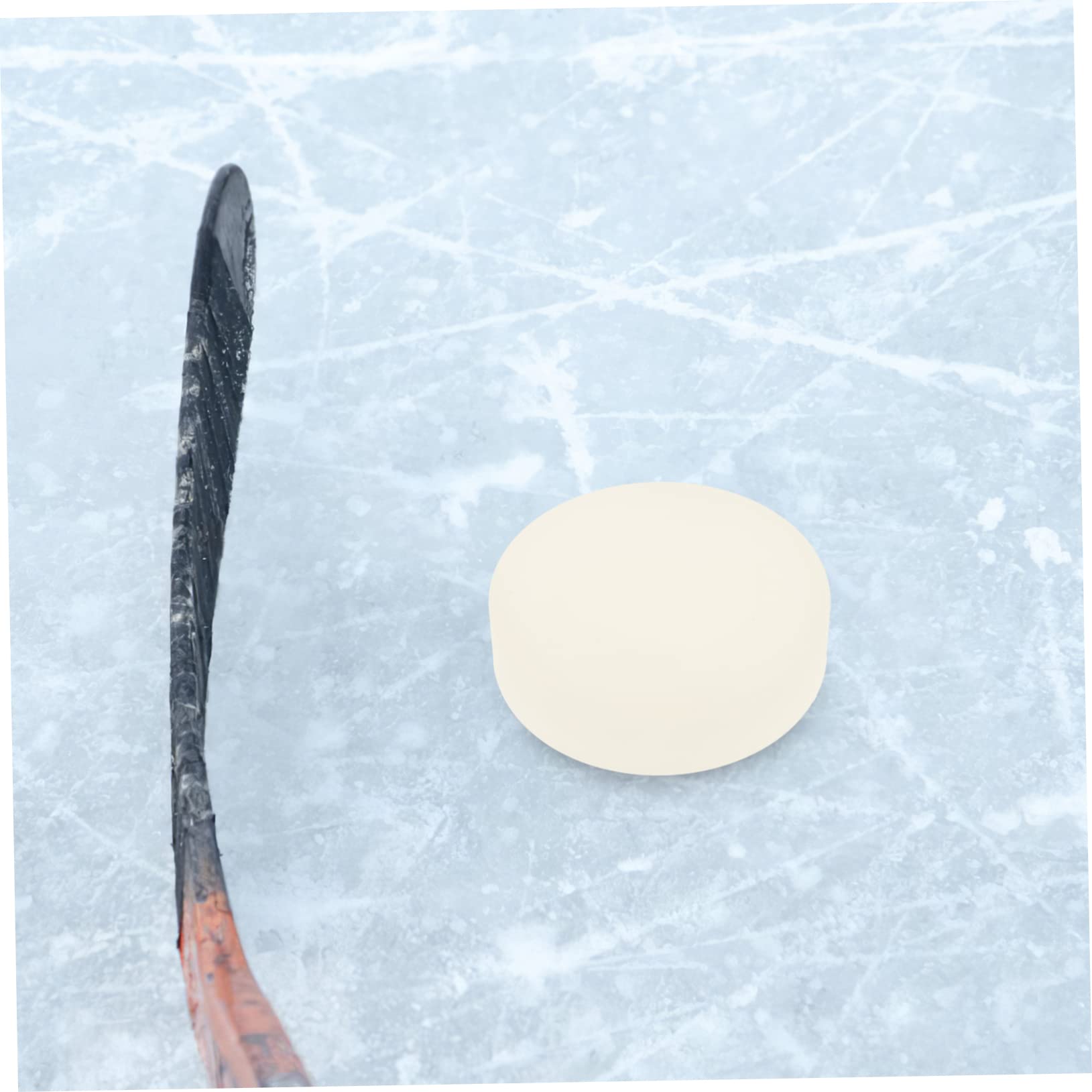 GOOHOCHY 2Pcs Practice Hockey Puck Skid Design for Steady Shots and Quick Passing for Training