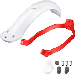 Nicfaky Rear Mudguard and Bracket Scooter Replacement Accessory for/Pro Scooter with Screws and Screw