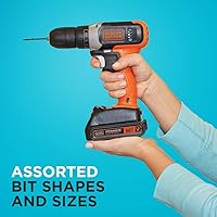 Vista 4 de beyond by BLACK+DECKER Juego de brocas / Juego de puntas de destornillador, 46 piezas (BDA46SDDDAEV)