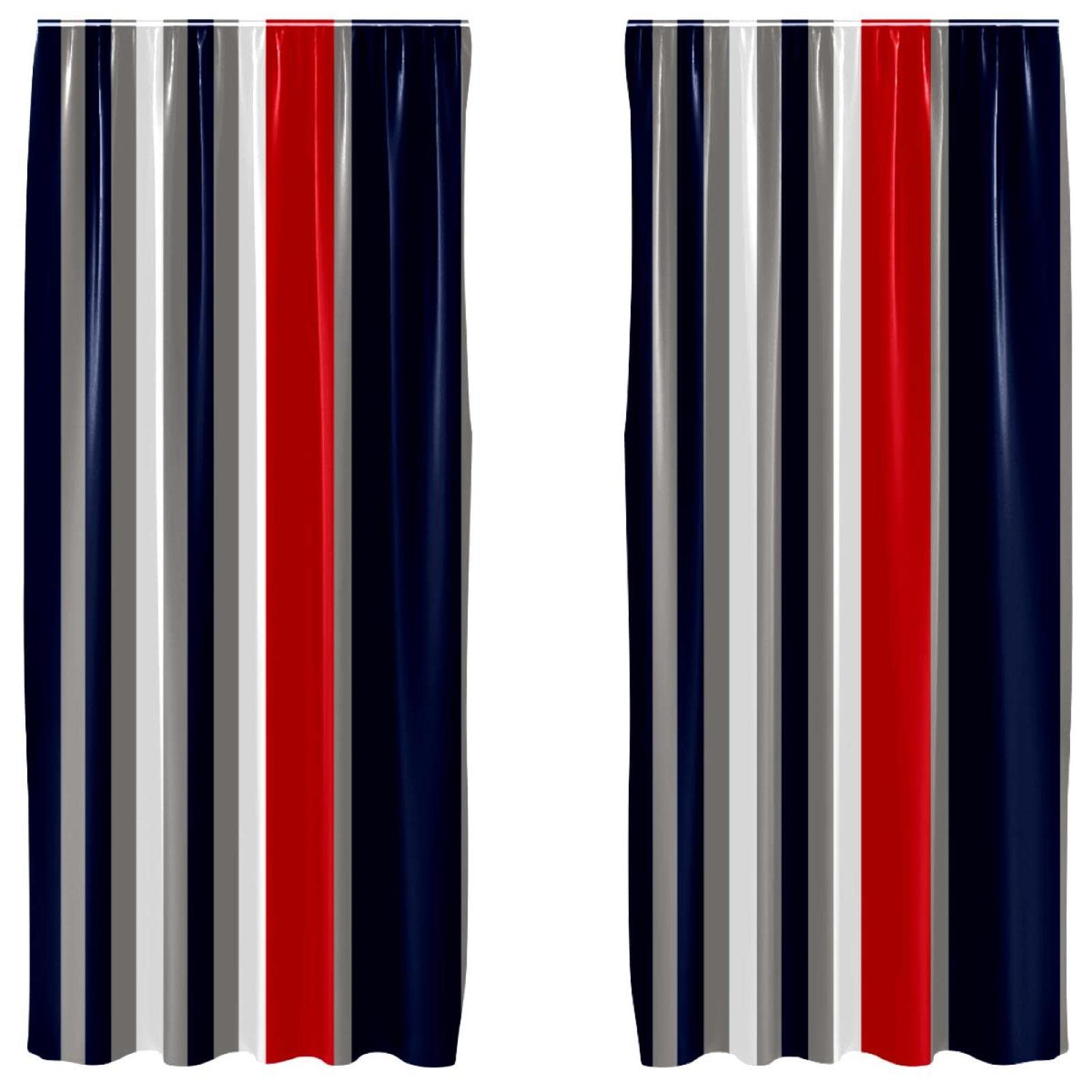 Cortinas opacas de microfibra con acabado suave y caída elegante de dos paneles