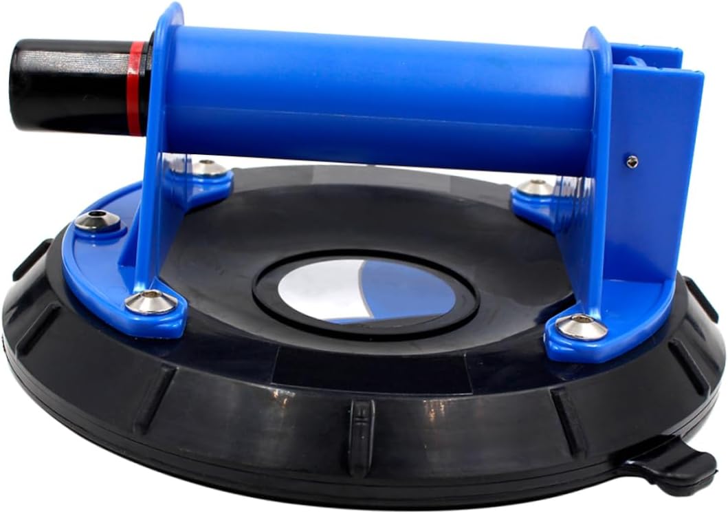 Heavy Duty Double Vacuum Suction Cup Strong Glass Tile Lifter with Ergonomic Handle Load Capacity for Moving Glass Marble Heavy Materials