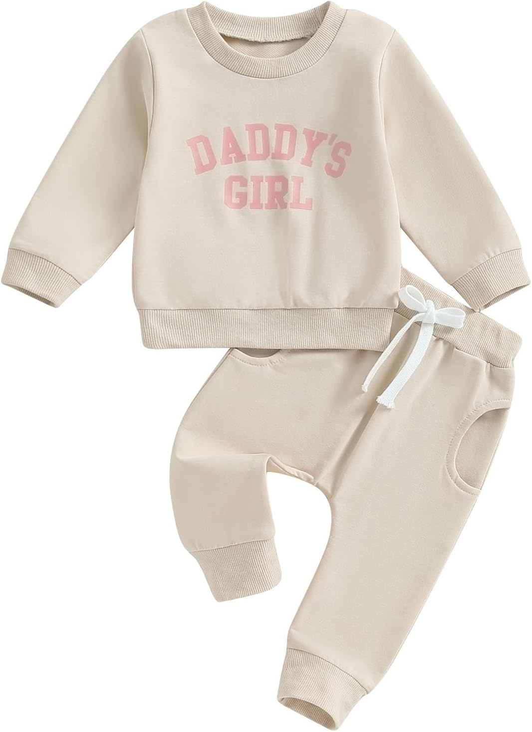 FYBITBO 2Pcs Baby Girls Fall Winter Clothes Mamas Bestie Hoodie Sweatshirt Tops & Camo Pants Outfits Clothing Sets
