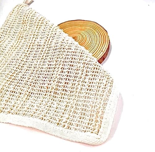 April'S Angels 100% Biodegradable Organic Sisal Washcloth. Exfoliating Natural Washcoth For A Smoother Skin +Anti-Cellulite + Stimulates Circulation & Energy thumb #6