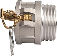 Vista 7 de 2 piezas de accesorios de bloqueo de leva fundida por gravedad de aluminio (parte B de 3 pulgadas) de manguera de leva y ranura, acoplador hembra