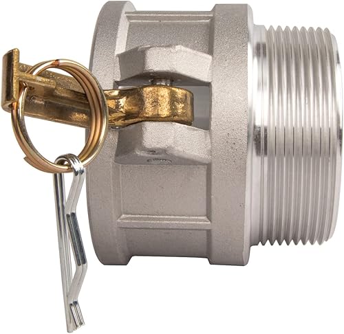 Miniatura 7 de 2 piezas de accesorios de bloqueo de leva fundida por gravedad de aluminio (parte B de 3 pulgadas) de manguera de leva y ranura, acoplador hembra de