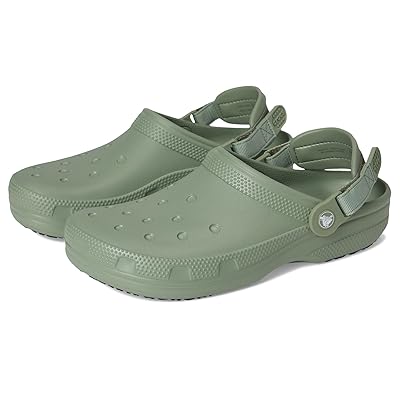 Crocs Work Classic Work Clog Shoes Moss