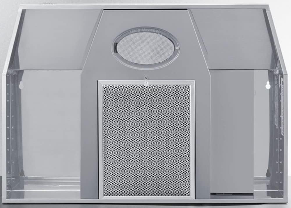Summit 30” Under Cabinet Convertible Range Hood, Stainless Steel- H30RSS