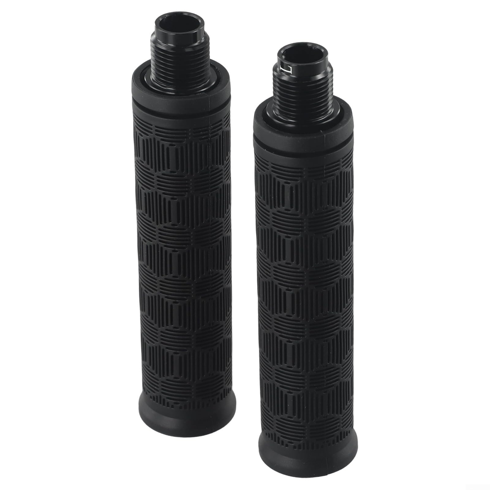 Feegow Puños de goma antideslizantes para manillar HX para scooters eléctricos X8 X9, extremo de aleación de aluminio, diámetro interior de 22 mm, piezas de repuesto negras