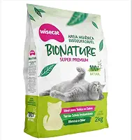 Bionature Areia Higiênica para Gatos Biodegradável Wisecat 10kg