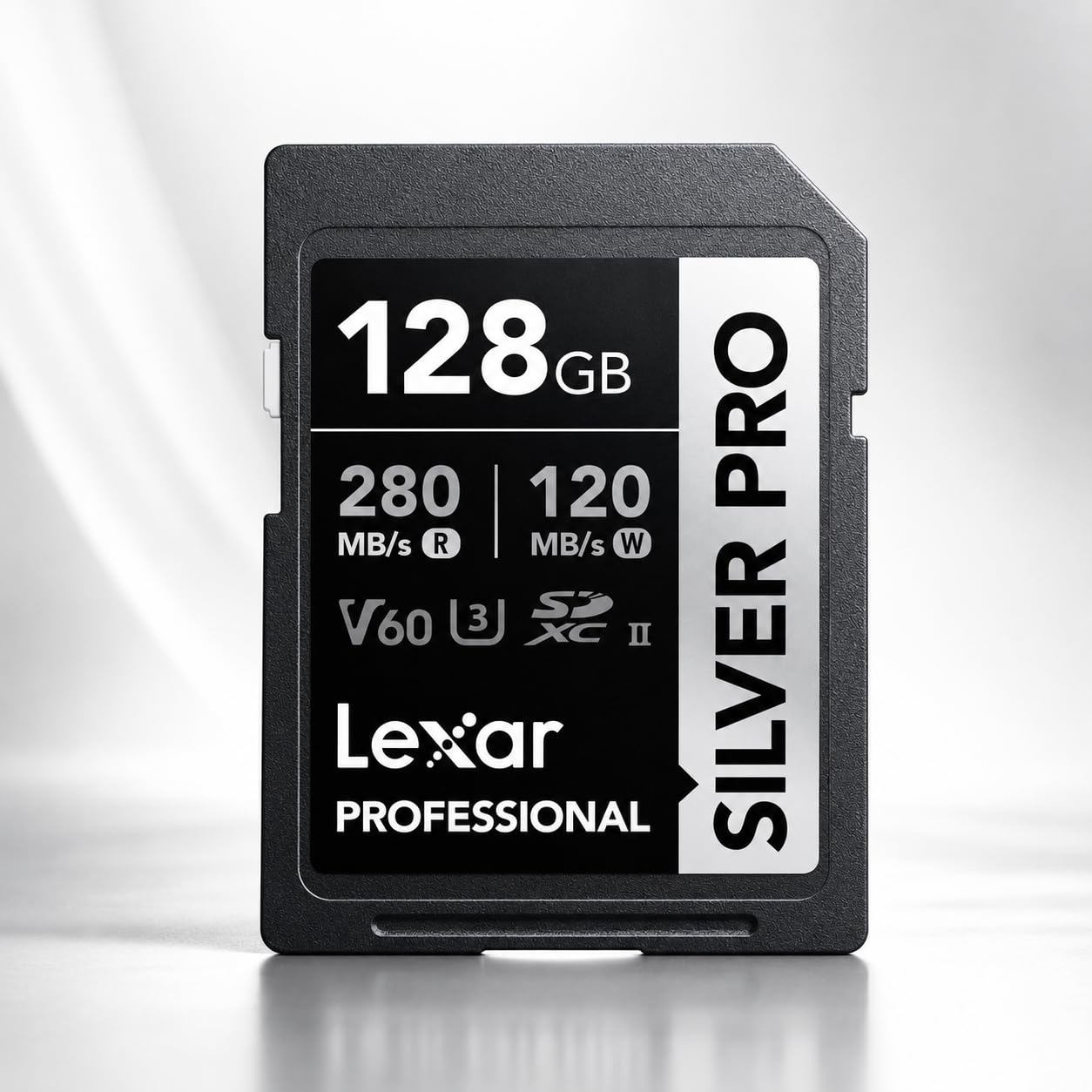 Lexar Professional Silver PRO 128GB SDXC UHS-II Memory Card, Up to 280MB/s Read, 120MB/s Write, V60 U3, High-Speed SD Card for Professional Cameras, DSLR, Mirrorless Camera, 4K Video & Photography — Amazon image 8