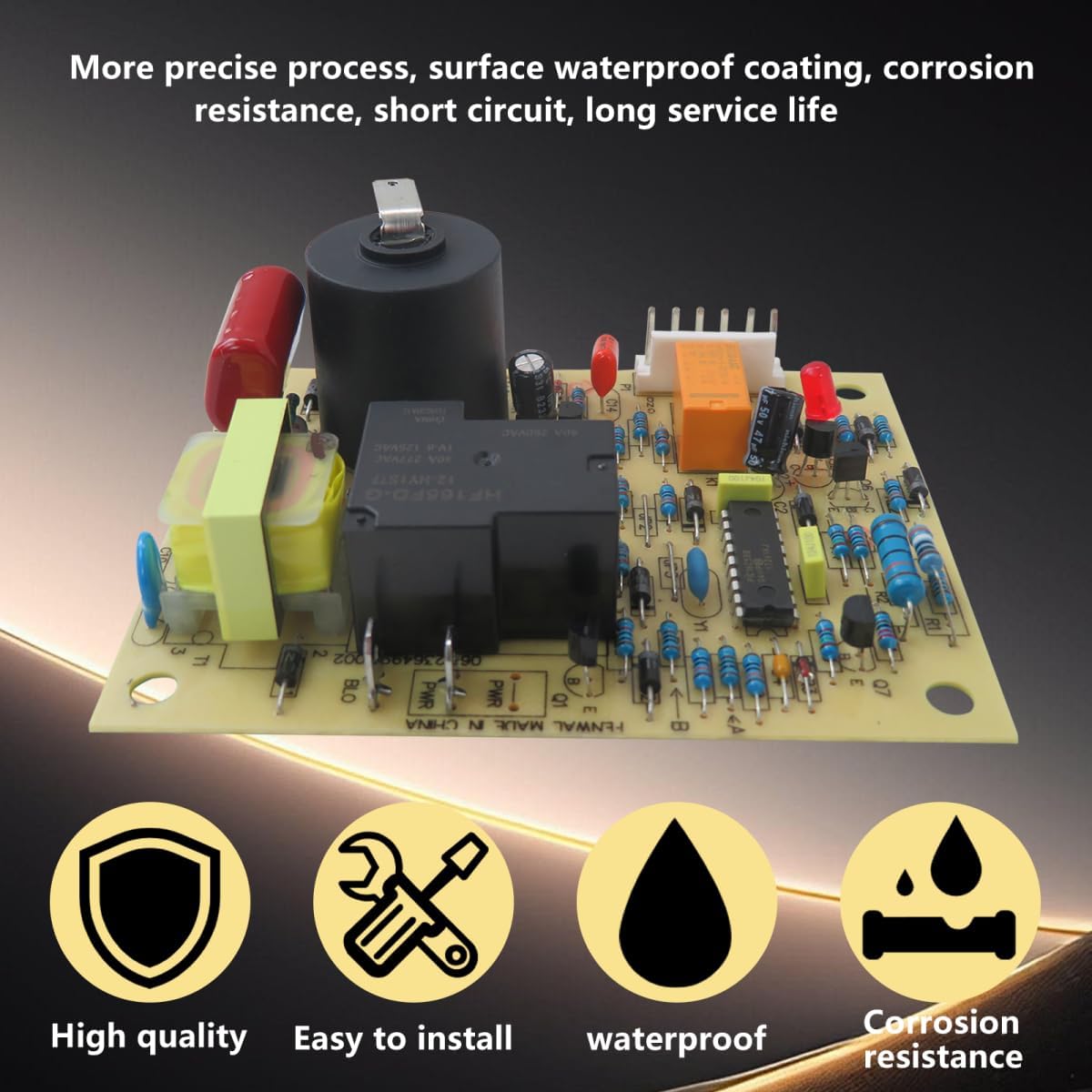 New Upgrade 31501 RV Furnace Ignition Control Circuit Board Replace for Atwood 33488 30575 33727, for Dometic Atwood 7916-II 7920-II 8520-IV 8525-IV 8531-IV 8535-IV DFMD30111 Circuit Board