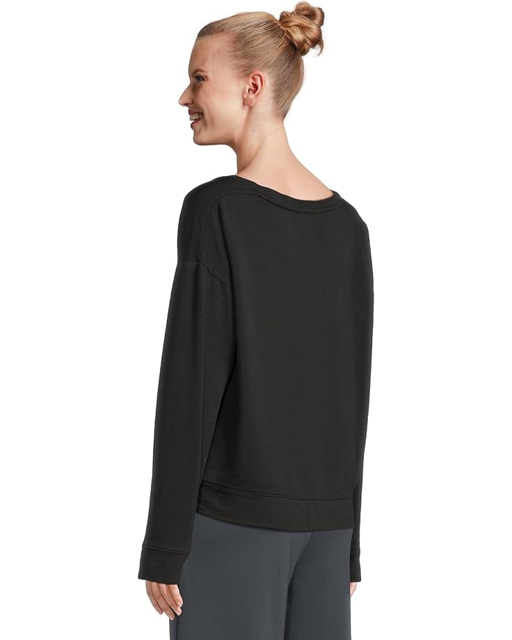 Eileen Fisher Garment Dyed Terry Ballet Neck Box Top - #3 of 5