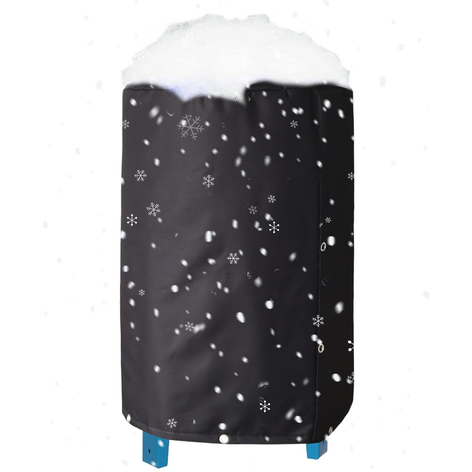 Para Tanque De Pozo Protección Impermeable y Anticongelación Invernal | Cubierta con Aislamiento 5 Capas para Tanque Acuático Tela Oxford 600D Resistente Para Exteriores Y Jardín
