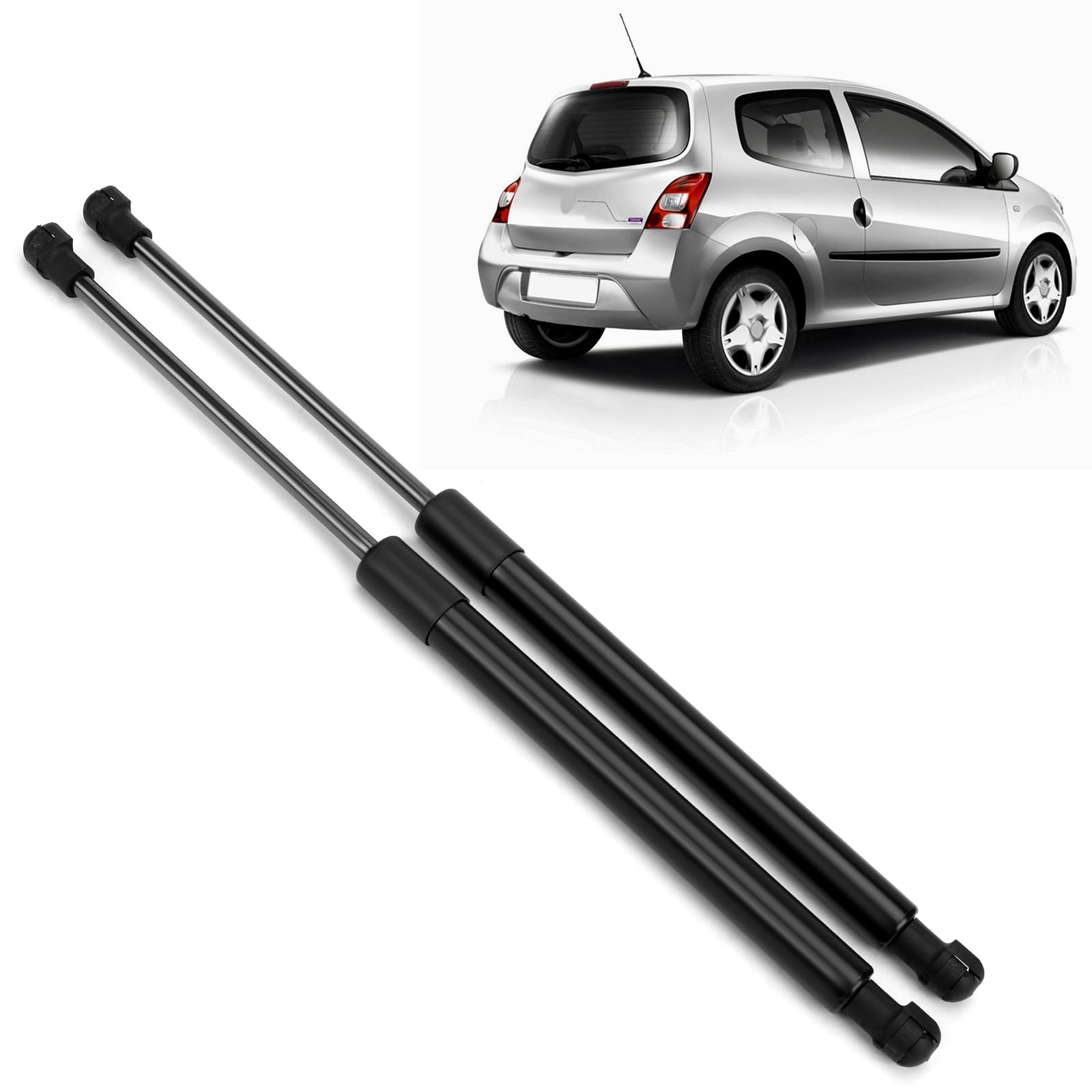 2 Verins de Coffre Compatibles avec Renault Twingo 2 (2007-2014), Vérin de Hayon Vérins à Gaz 8200385560