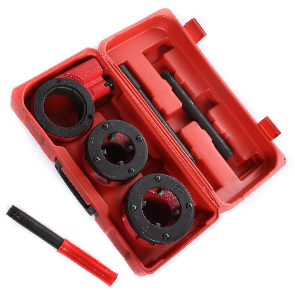 rg-vertrieb Schneidkluppe Gewindeschneider Rohrschneider Kluppe Gewindeschneidkluppe Schneidkluppensatz 4 Sets (6-teiliges Set)