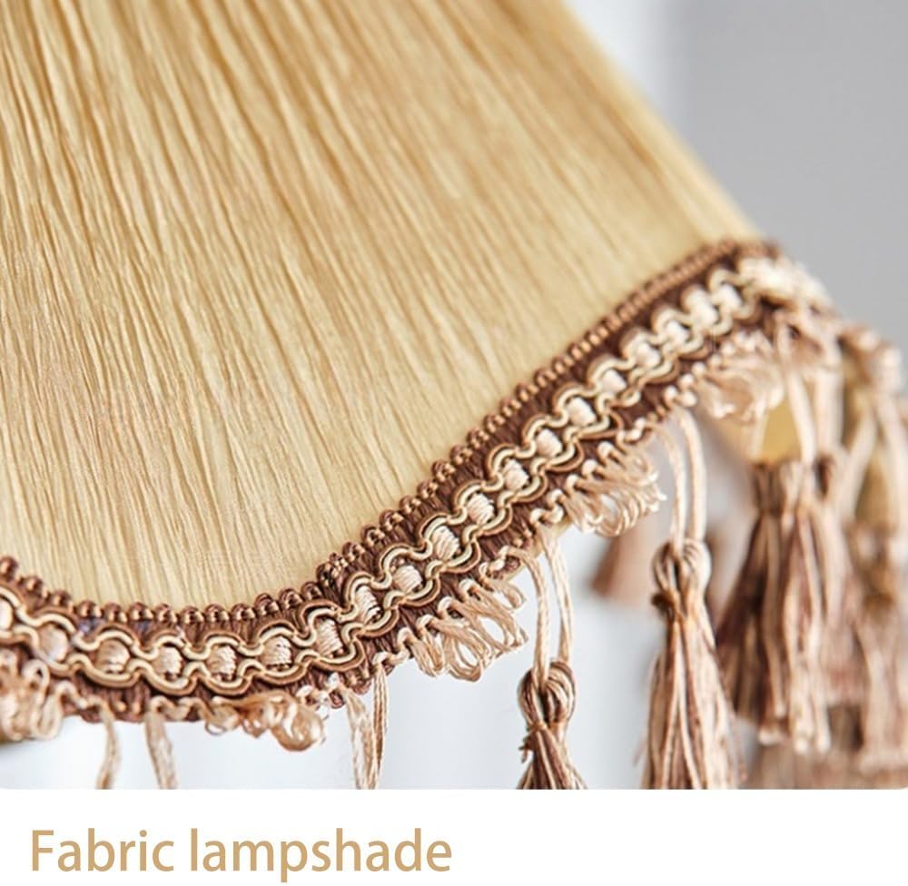 Linen Fabric Lights Dining Room Light with Linen Lamp Shade, Chaner Hanging Light Fixture 19.6" Lights Kitchen Island, Light Fixtures for Living Room