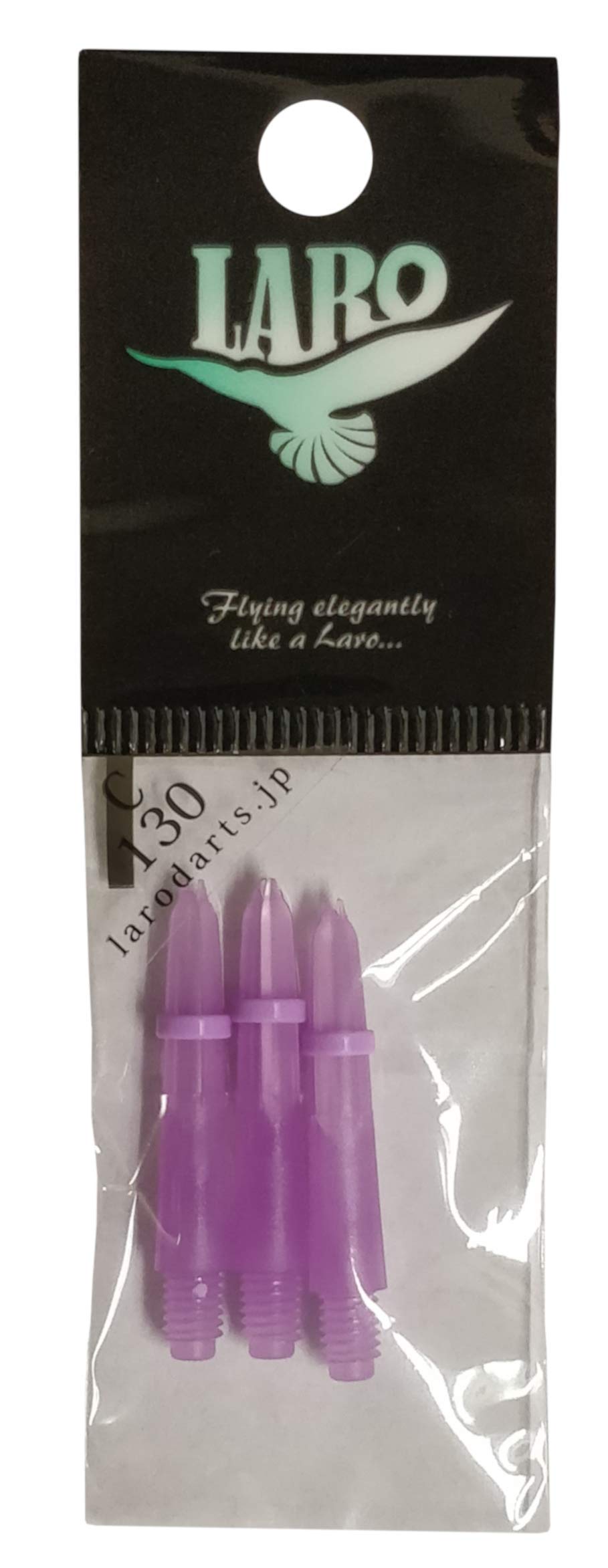 LSTYLE Dart Shafts: Laro Nylon - Non Spinning - Milky Purple 130 (Extra Short)