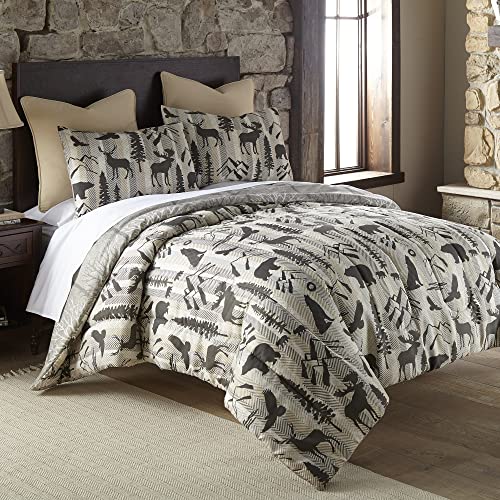 Donna Sharp King Comforter Set - 3 Piece Set - Forest Weave - King Comforter And Two King Pillow Shams - Machine Washable #TOP12