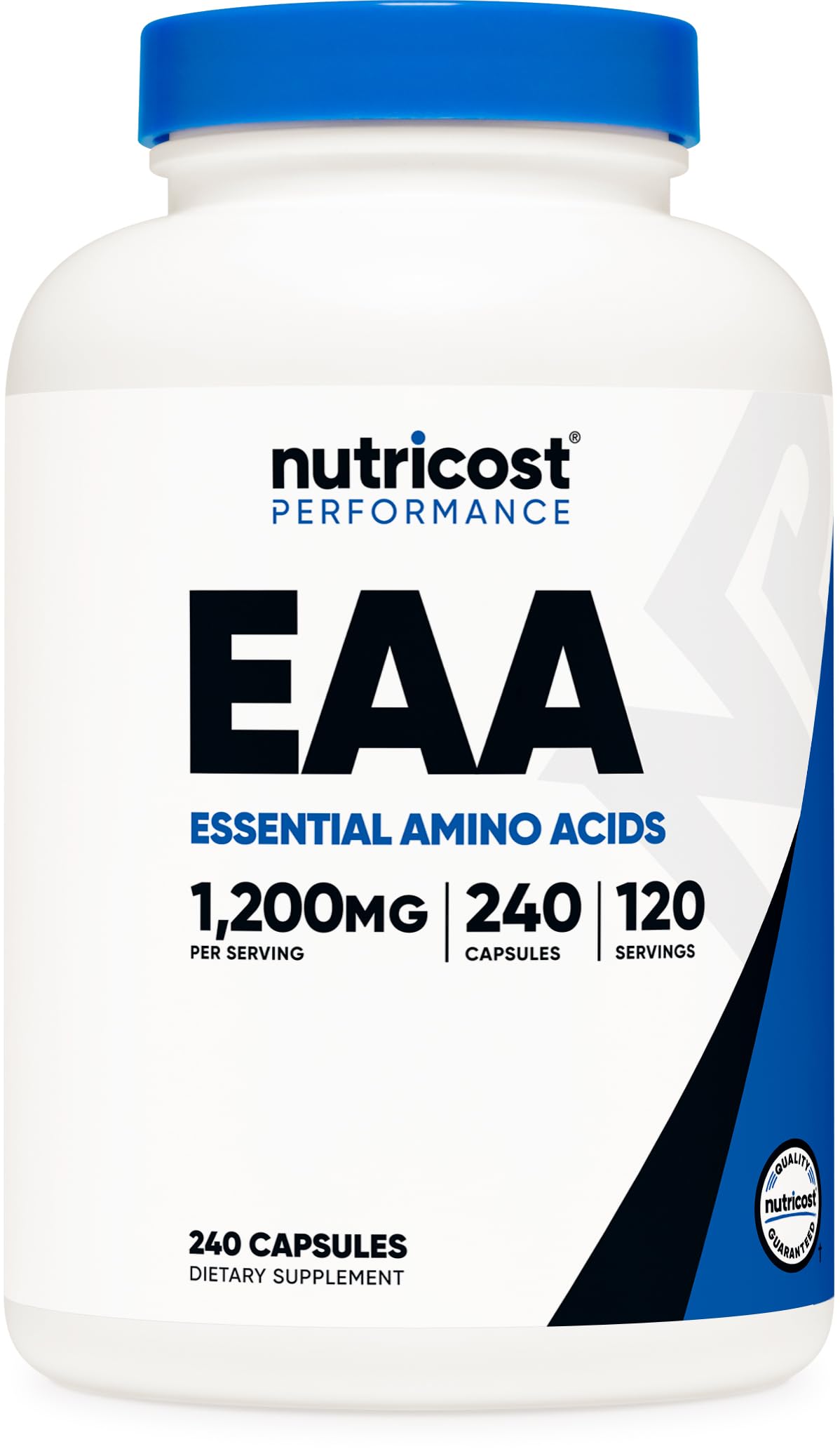 Nutricost EAA Capsules 1200mg, 240 Capsules, Essential Amino Acids
