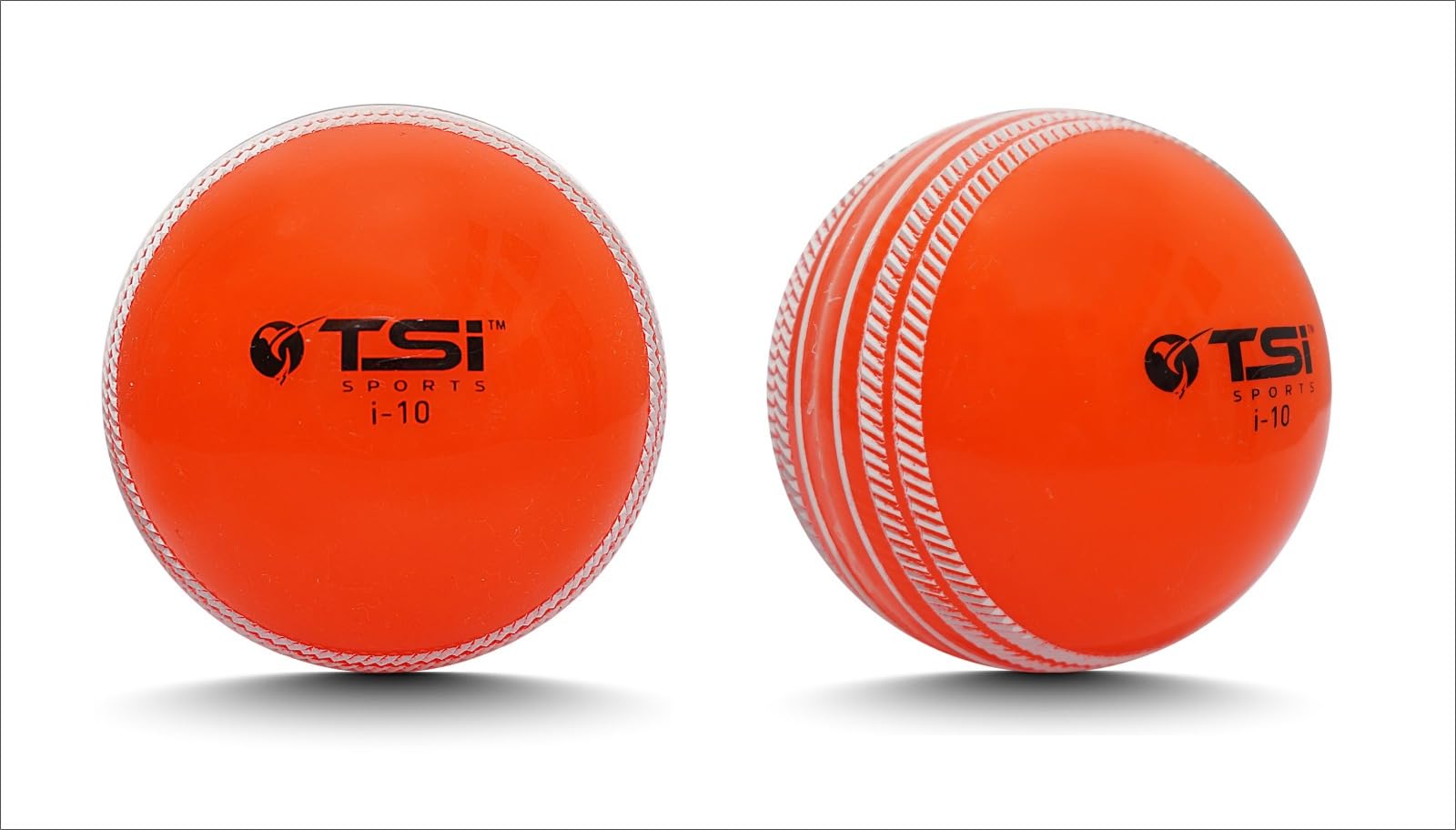 TSI Sports Synthetic Rubber i10 Practice Cricket Ball/Wind Balls (125-130 GMS) for - Indoor & Outdoor Street & Beach Cricket Orange Pack of 1-picture-17