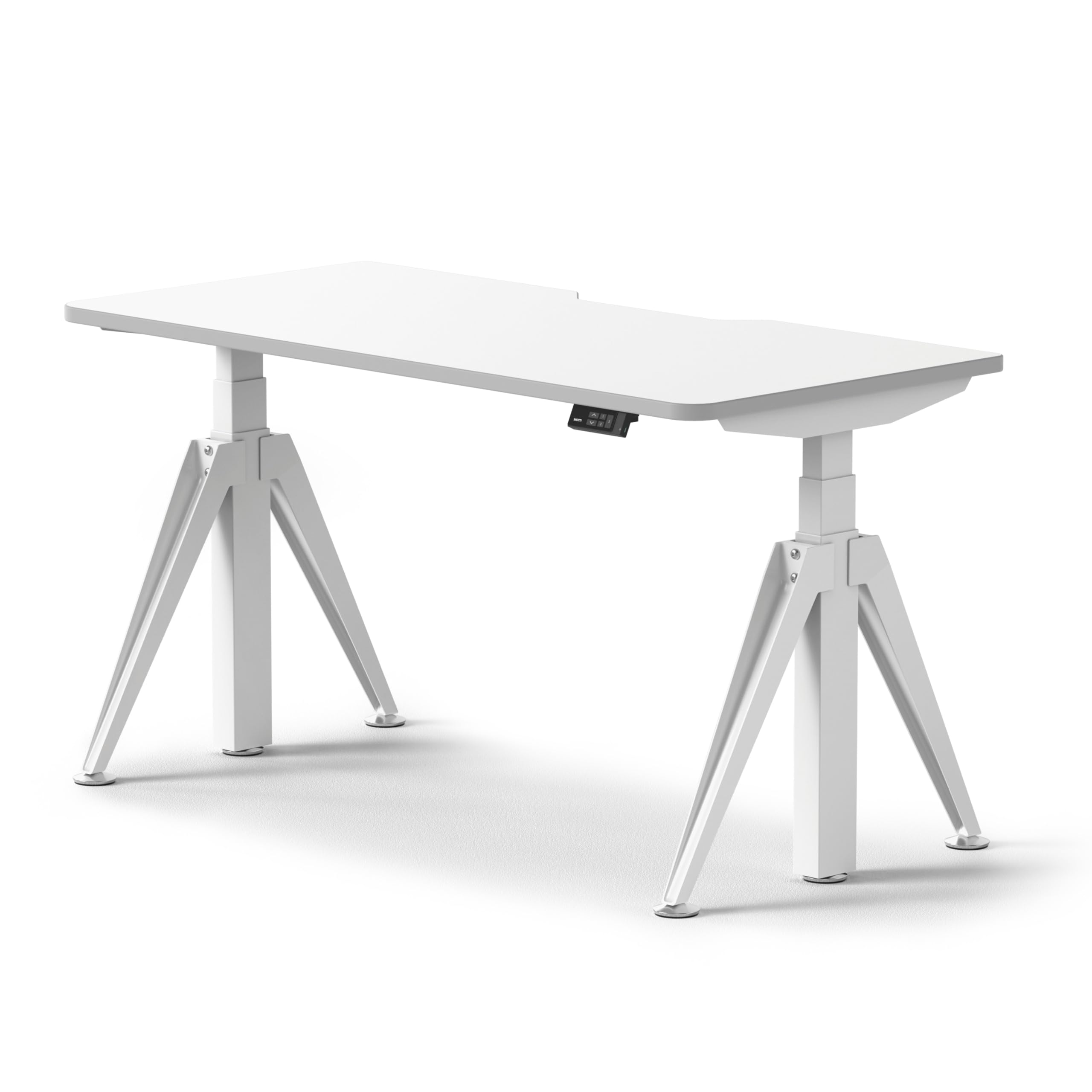 Amazon | MOTTI Kiin 木字型 電動昇降デスク 昇降範囲62-124cm 耐荷重 