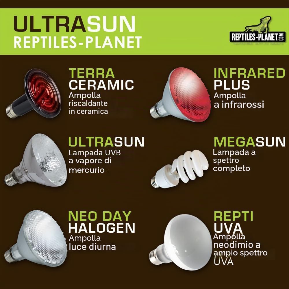 Reptiles Planet Ultrasun - Lampadina per terrario, 70 W