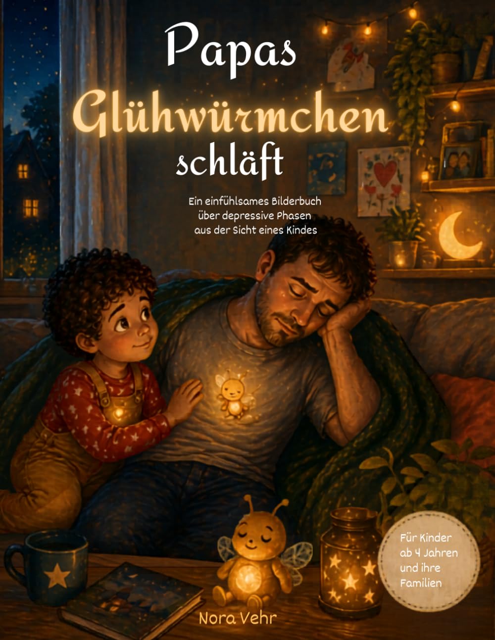 Papas Glühwürmchen schläft: Ein einfühlsames Bilderbuch über depressive Phasen aus der Sicht eines Kindes