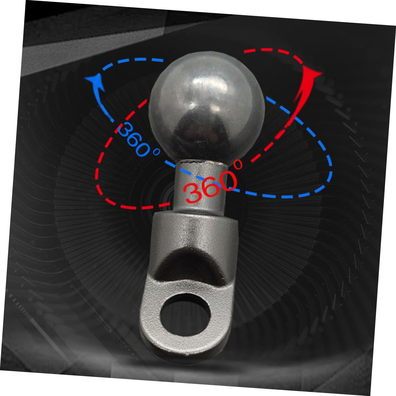 Housoutil 3 Soportes para Teléfono De Motocicleta con Rotación De 360 ​​Grados Seguros Y Prácticos para Coche.