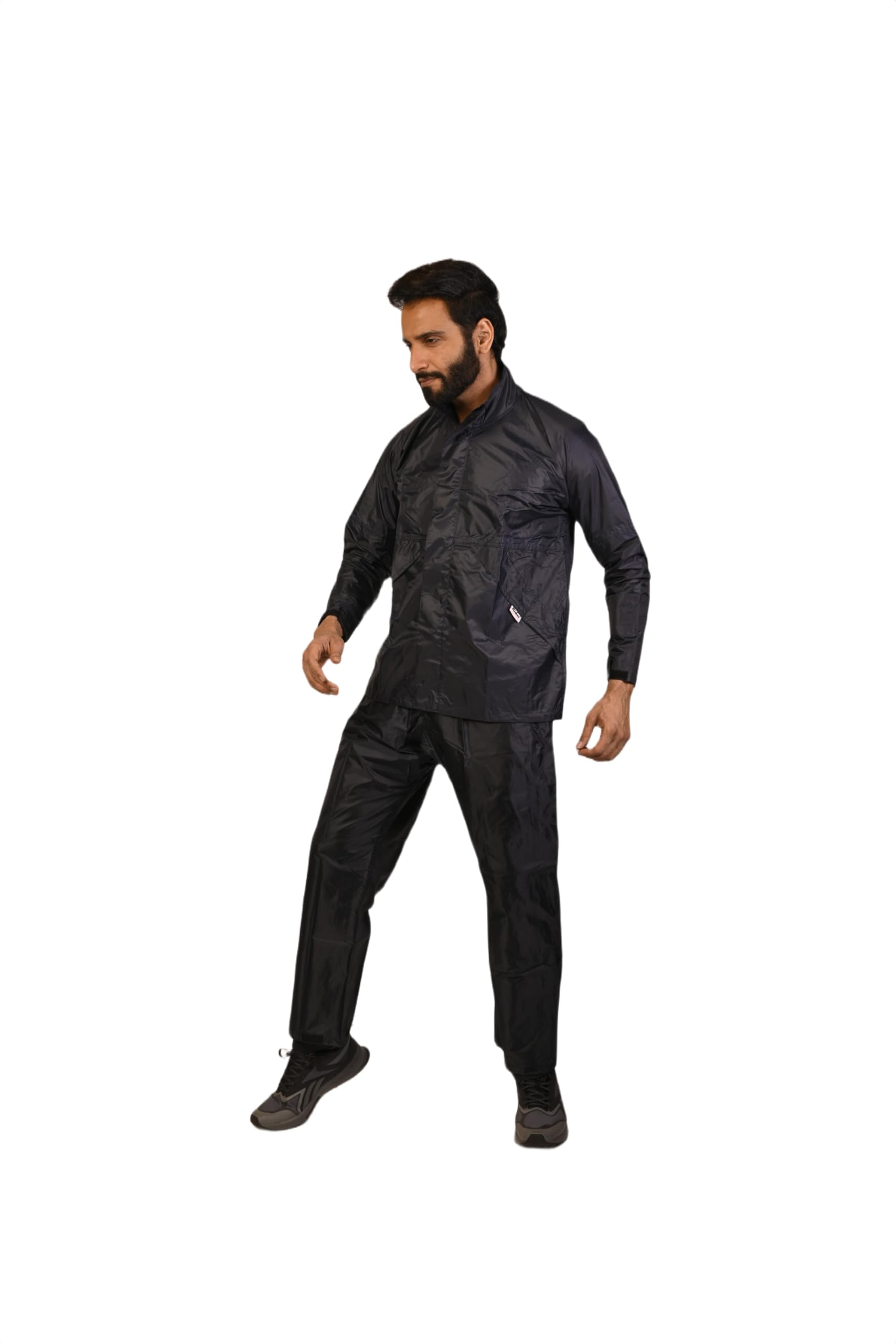 duckback Rider Solid Mens Raincoat set,FullSleeves,Navy Blue,3XL-picture-21