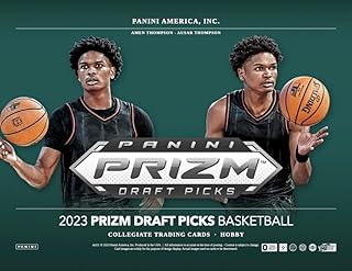 2023-24 Panini Prizm Collegiate Draft Picks Basketball (4 Packs/10 Cards: 4 Autos)