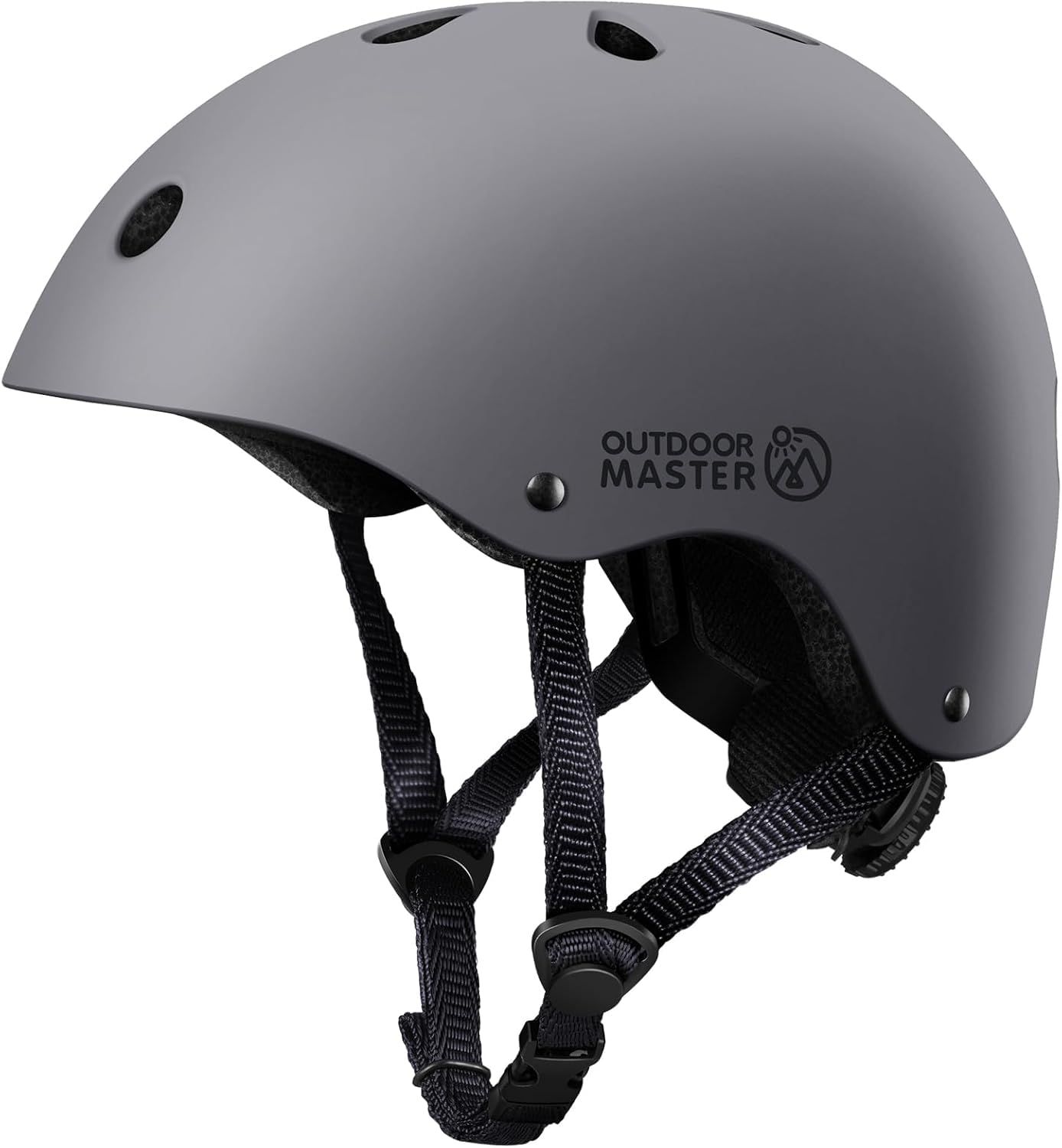OutdoorMaster Multi-sportowy regulowany kask rowerowy z wyjmowanymi wkładkami, do roweru biegowego, hulajnogi, jednokołowego hoverboardu dla młodzieży i dzieci