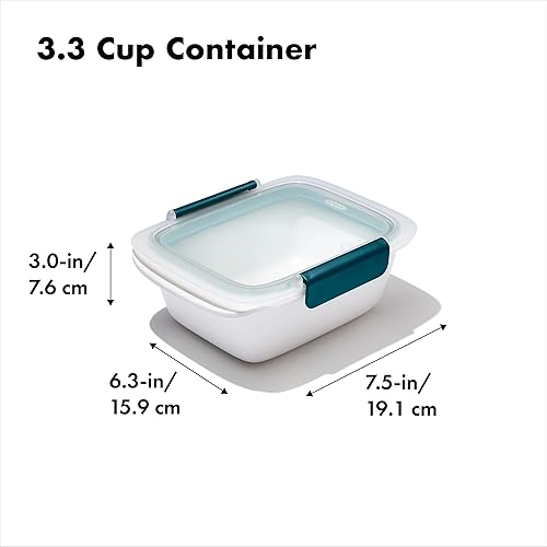 Miniatura 6 de OXO Good Grips Prep & Go - Contenedor de 3.3 tazas a prueba de derrames
