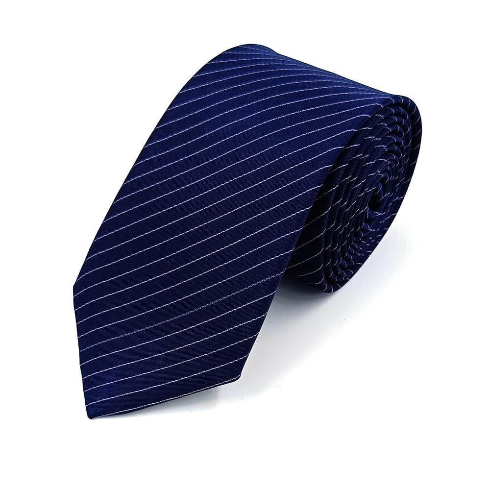 Neckties for Man Silk Skinny Ties 3"(7CM) Striped Woven Men Neck Ties Classic Wedding Business-image-27