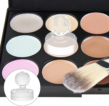 Multi-functional Acrylic Eyeshadow Pressure Stamper with Precise Measurement for Blusher and Highlighter Palette Pressing, Eye Shadow Repair Tool for Makeup Application