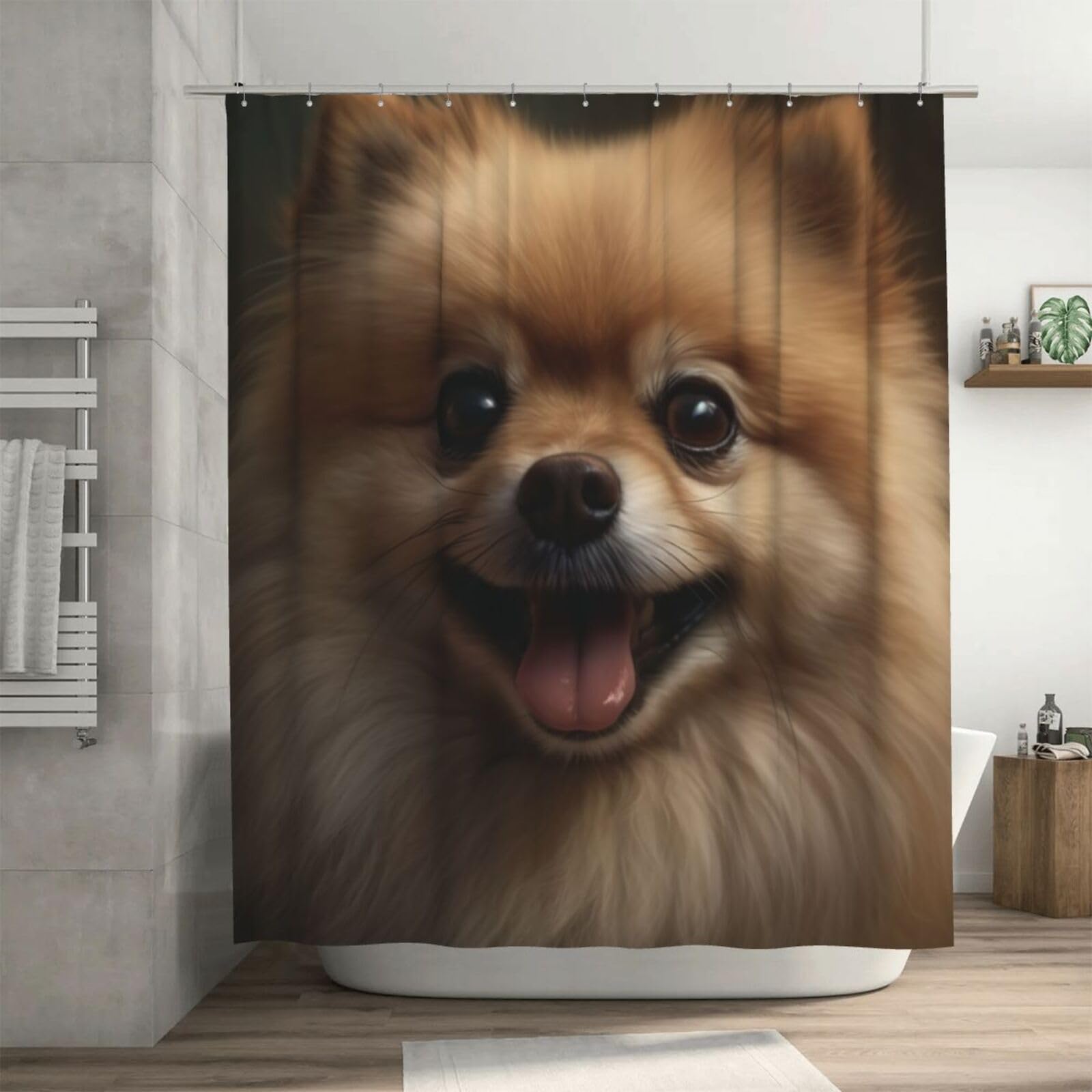 Rideau de douche Poméranie pour illuminer votre salle de bain
