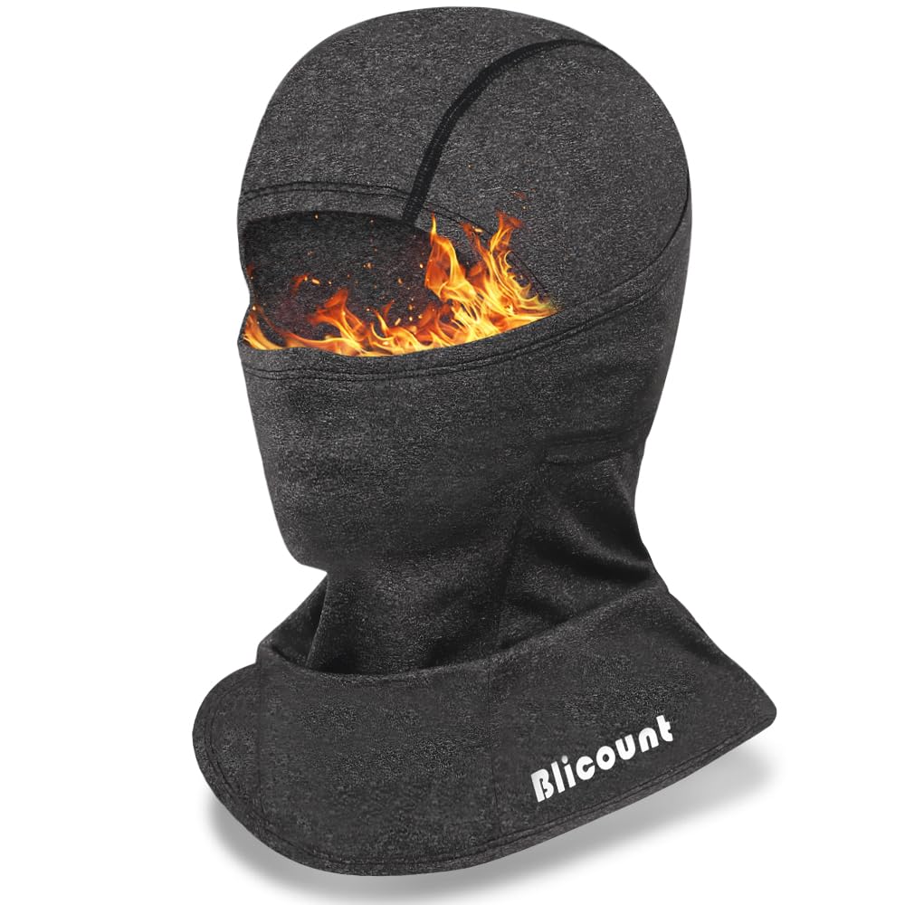 Blicount Sturmhaube Winter Balaclava Herren Damen Winddicht Warm Skimaske Sturmmaske Fahrrad Atmungsaktiv Gesichtshaube für Motorrad Skifahren Outdoorsports