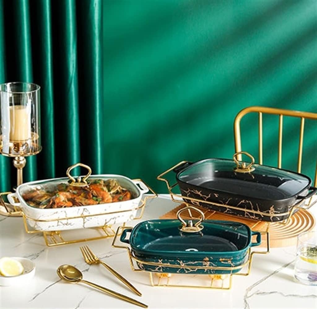 Hotpot Set Mini Hotpot Pot Holder Chafing Dish Buffet Pan Food Tray Warmer Camping Grill Table(Onecolor,Small)