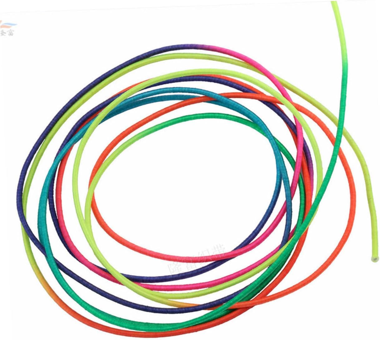 Lurrose 2rolls Elastic Cord DIY Beading String Rope Stretch Thread for Jewelry Making Diameter